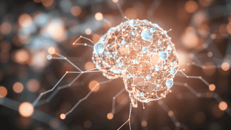 AI neural network brain concept